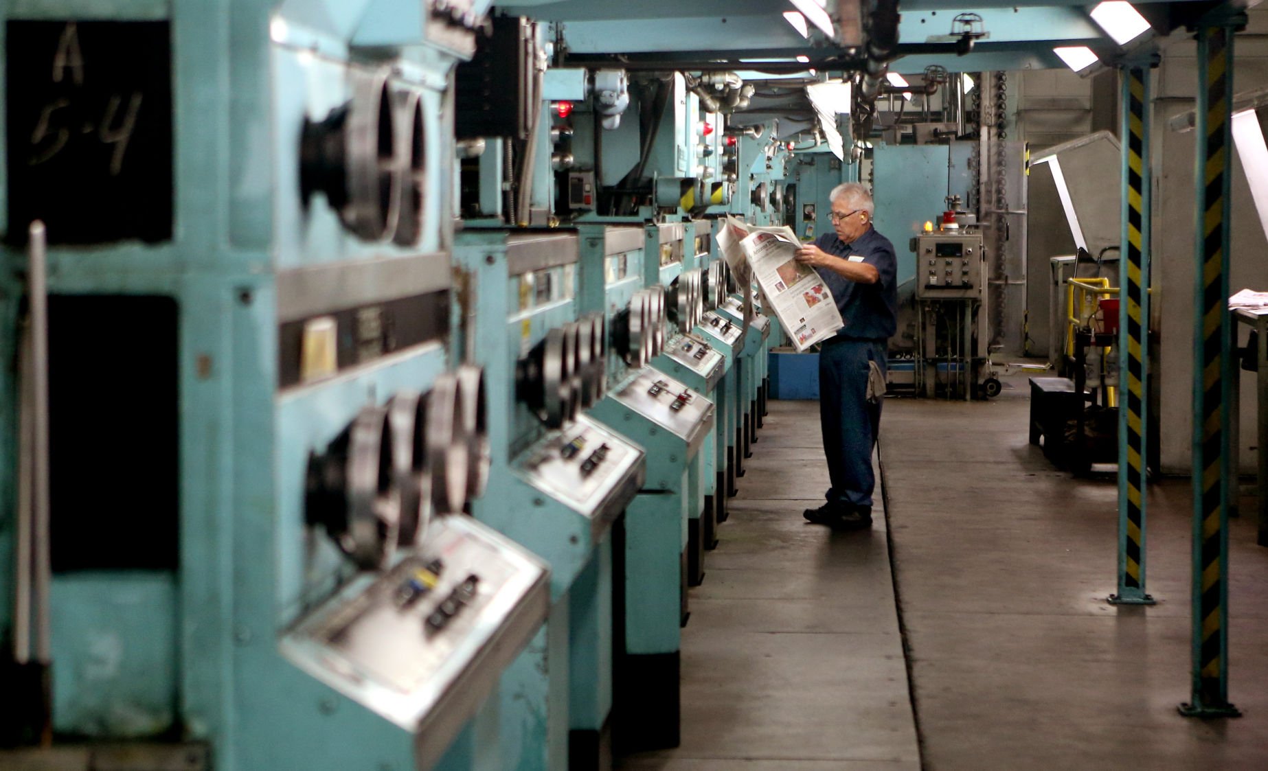 Printing press for Tucson Newspapers